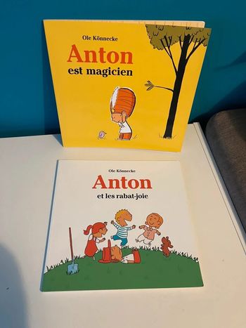 2 livres école des loisirs Anton