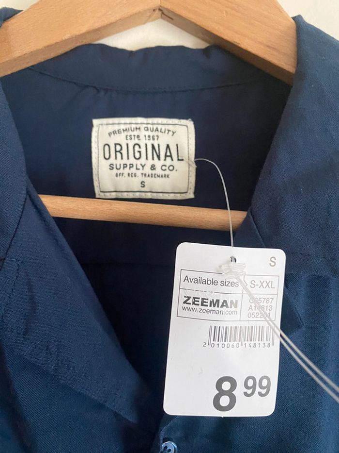 Chemise bleu marine - photo numéro 3