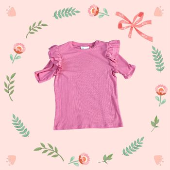 T-shirt rose