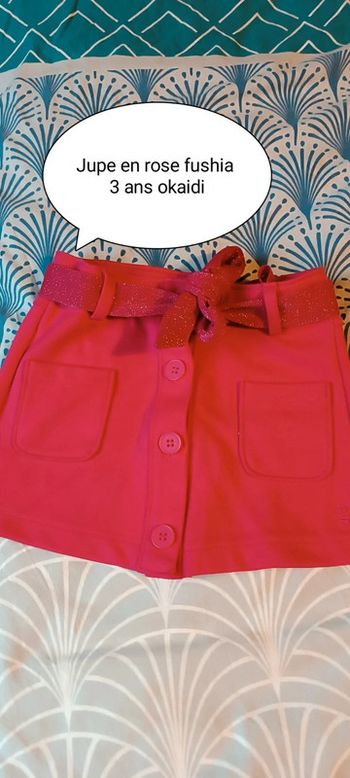 Jupe en fushia