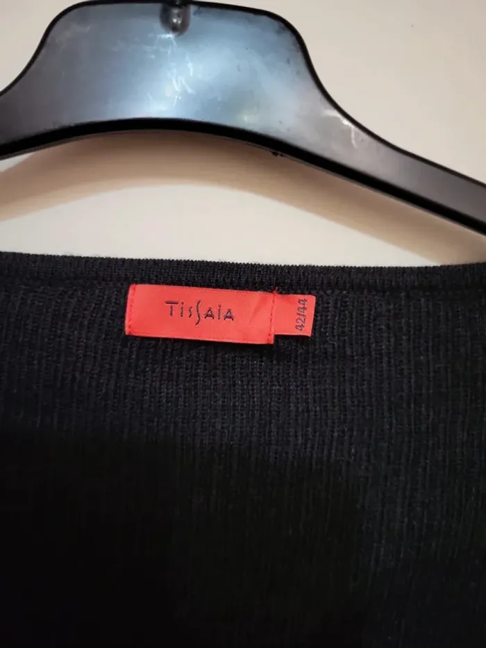 Robe gilet tissaia noire - photo numéro 2