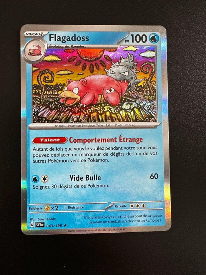 Pokemon Card FLAGADOSS 49/145 – Sun & Moon 2 SL2 – Reverse Holo – French Edition (Near Mint)