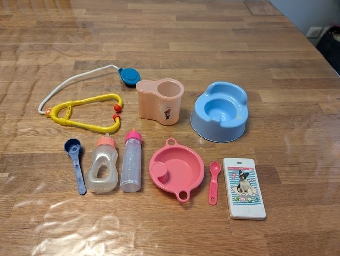 Lot 2 d'accessoires poupon