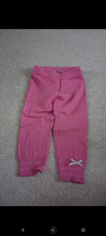 Leggings chaud rose Grain de Blé