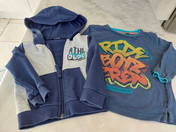 Gilet teeshirt garçon 26 mois