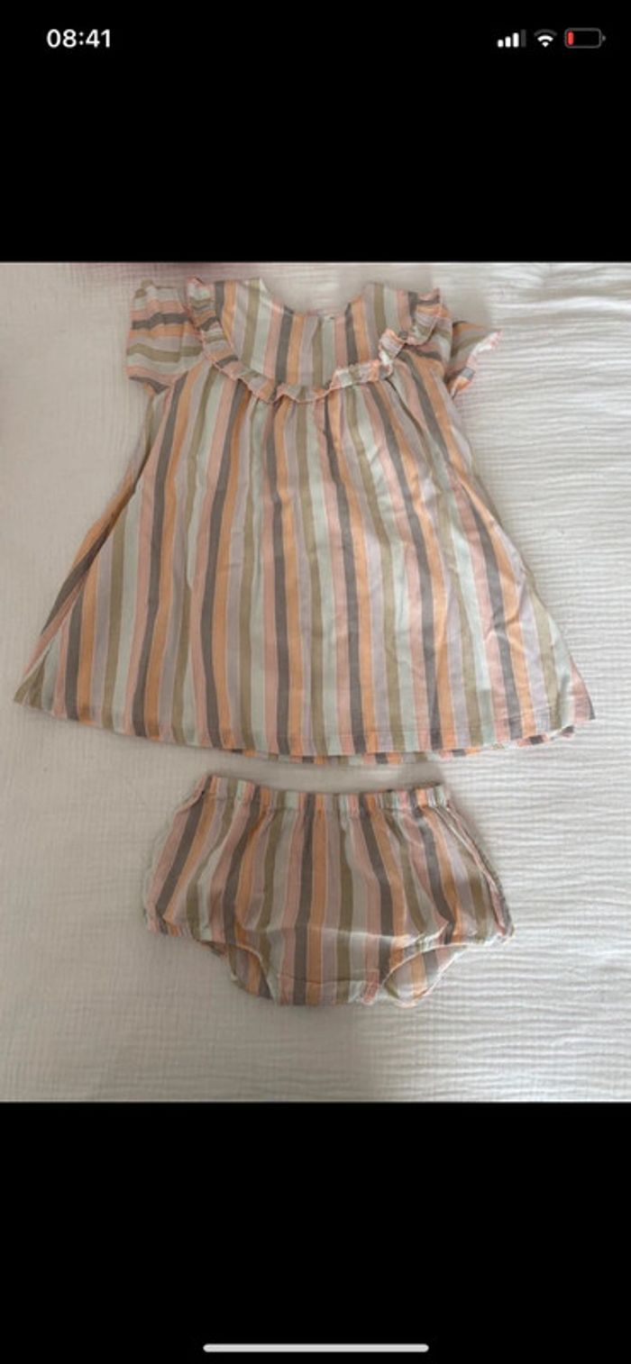 18 mois robe et bloomer bout’chou