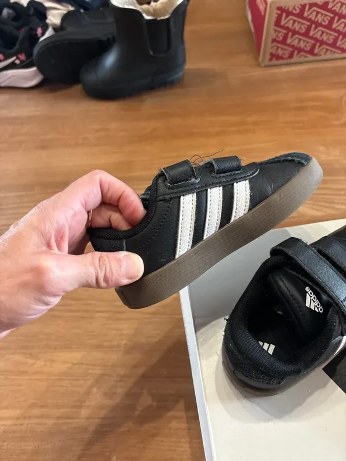 Basket noir adidas t24 - photo numéro 6