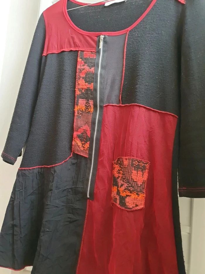 Robe patchwork Armand Thiery - Taille 3/L - photo numéro 3