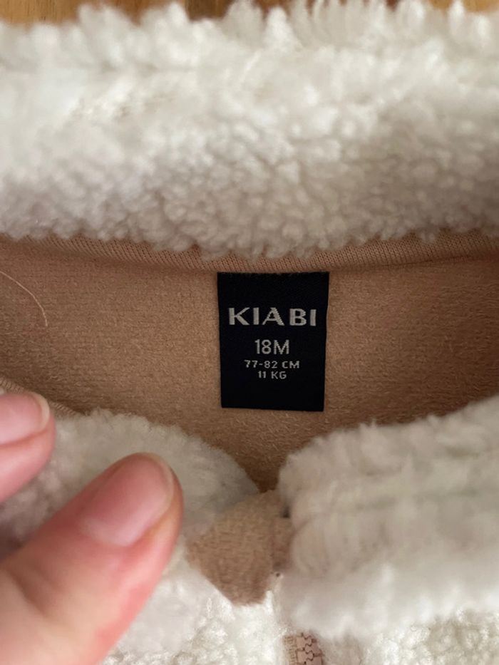 Veste manteau sherpa 18 mois Kiabi - photo numéro 5