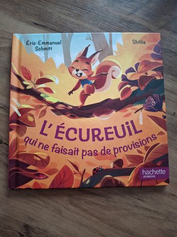 Livre l'écureuil qui ne faisait pas de provisions