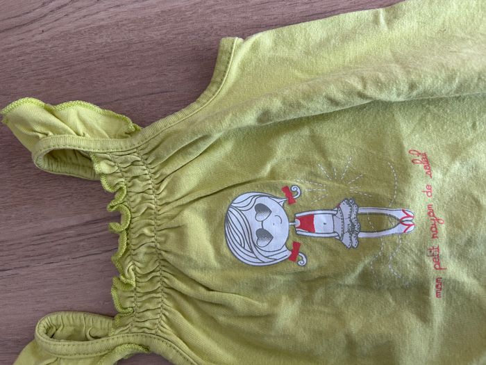 barboteuse petite bretelle volantée taille 3 mois - photo numéro 2
