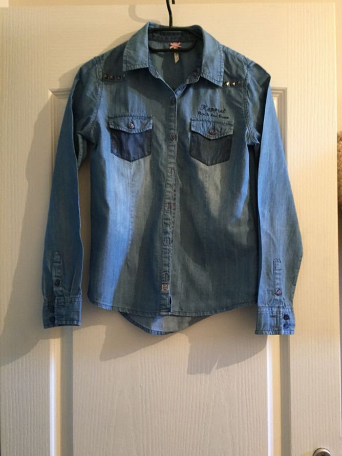 Superbe chemise fille Kaporal 12 ans jeans souple