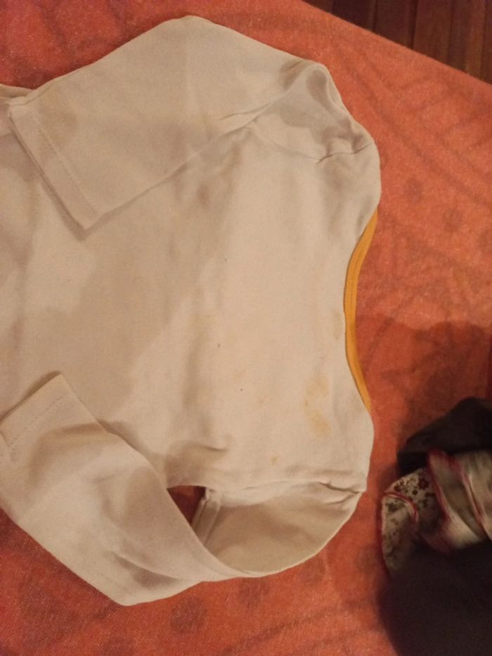 Body Happy Halloween mixte blanc/orange 36 mois - photo numéro 3