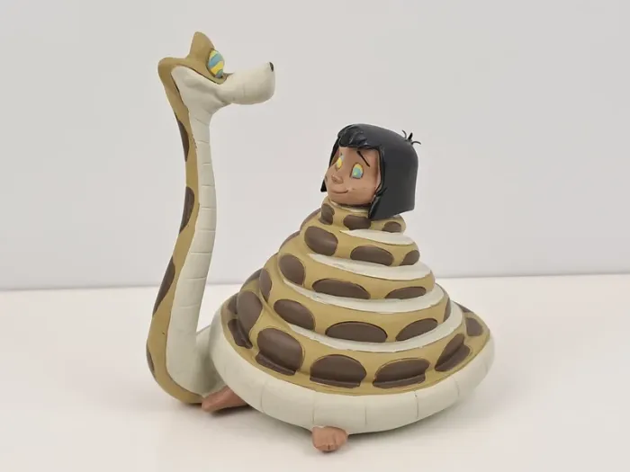 Figurine Mowgli et Kaa du Livre de la Jungle de Walt Disney