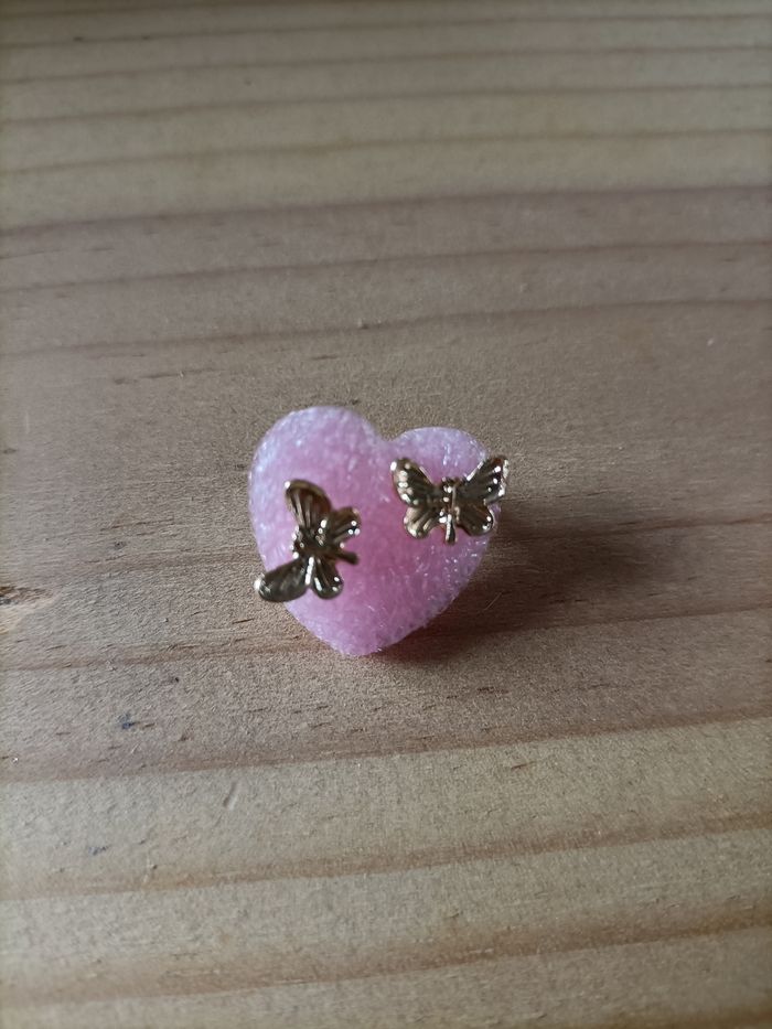 Boucles d'oreilles papillon