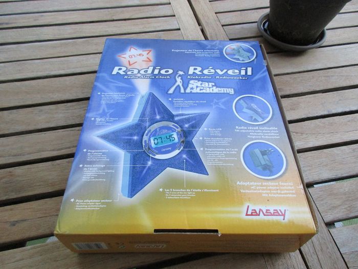 radio réveil star académy neuf avc bte vlr 34 e - photo numéro 3