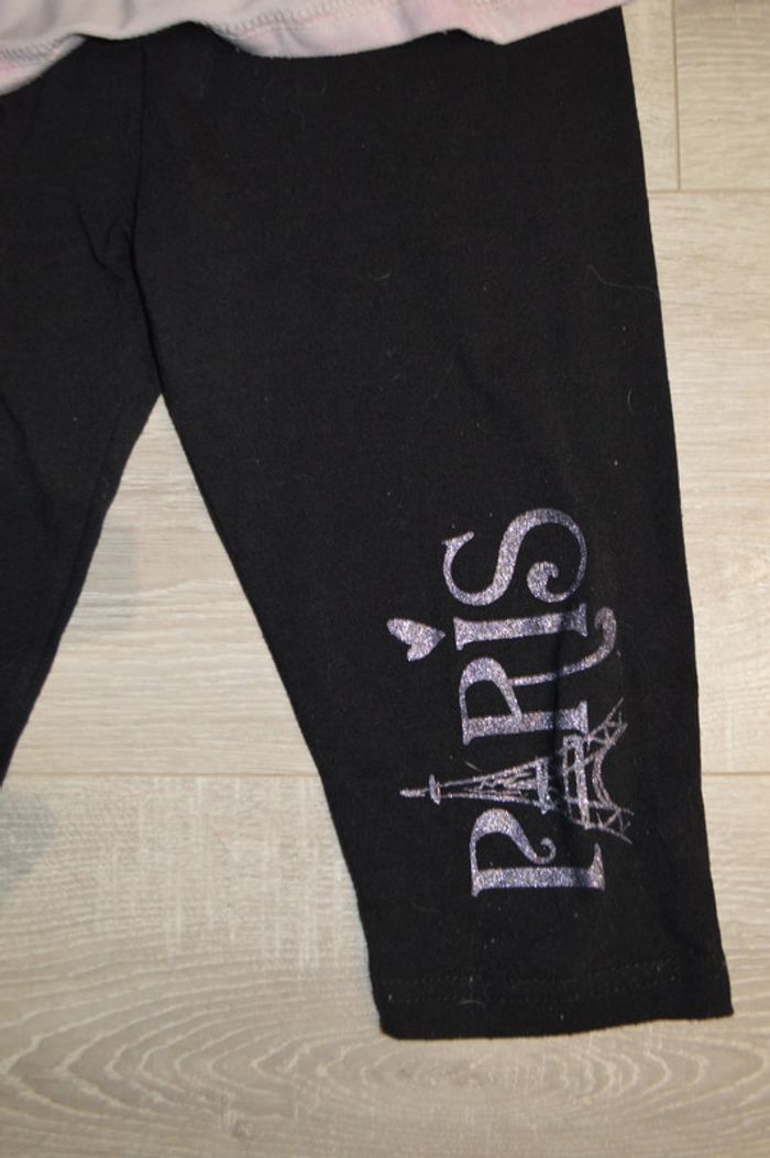 Ensemble 2 pieces tee shirt + legging court 6 ans Paris - photo numéro 2