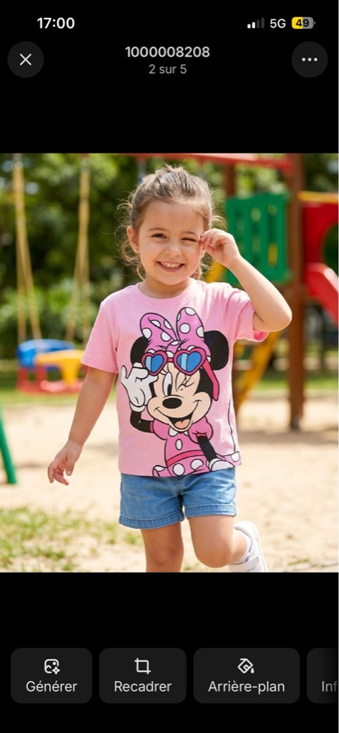 T-shirt Minnie - photo numéro 1
