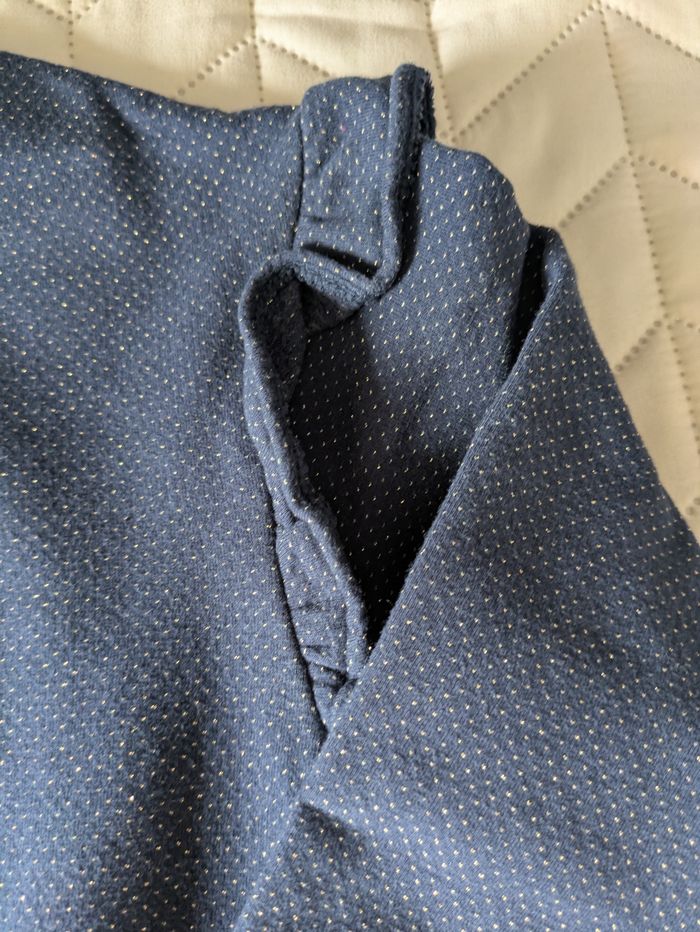 Robe manches longues bleue à paillettes fille Tape à l'oeil - photo numéro 2