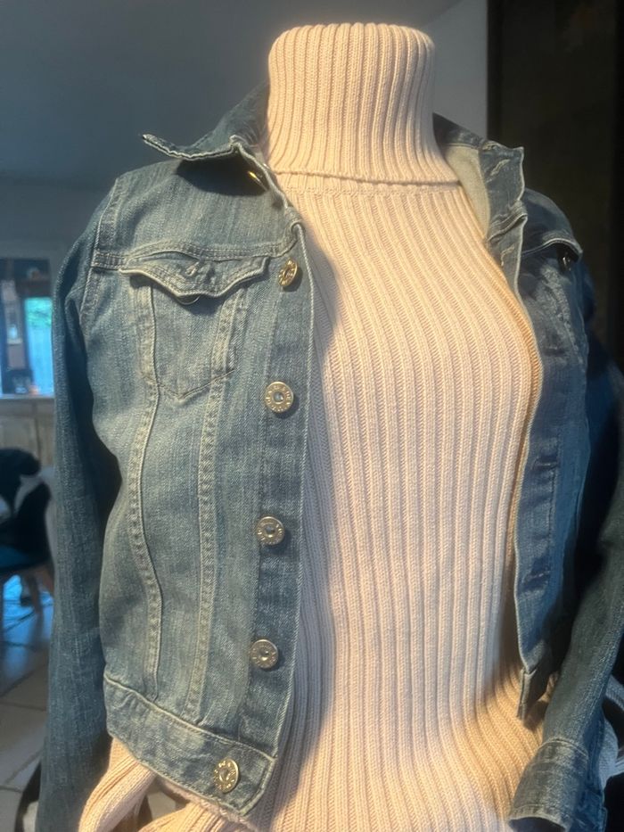 Blouson jeans fille - photo numéro 6