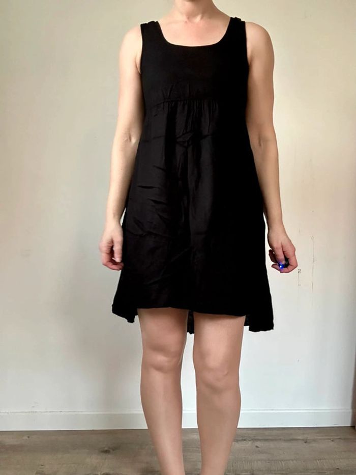 Ici et maintenant Robe noire asymétrique – Taille 36 – Très bon état - photo numéro 3