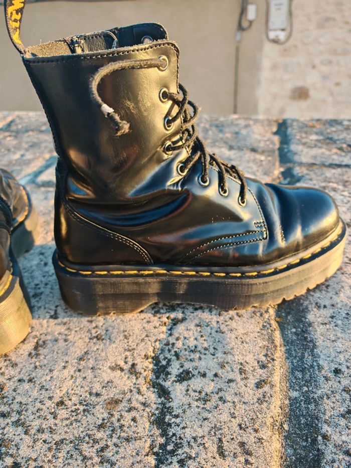 Bottes Dr. Martens Jadon en cuir noir, taille 42. - photo numéro 5