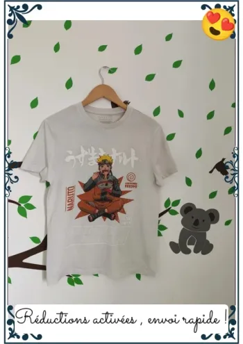 T-shirt naruto homme S