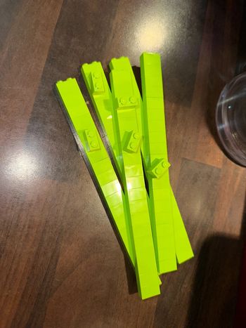 100 brick Lego 1x2 réf 3004 Lime (Bright yellowish Green)