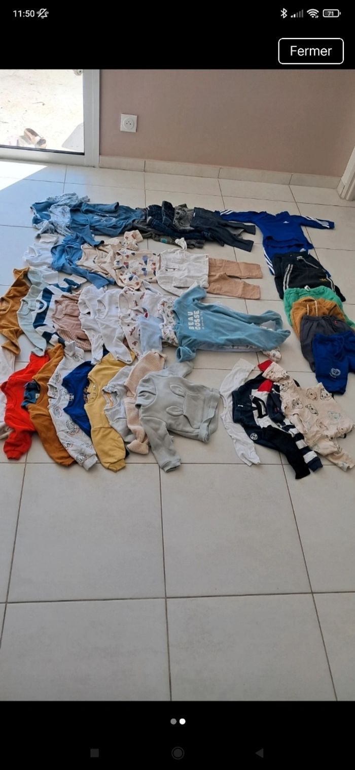 Lot de vêtements 9 mois hiver bébé garçon - photo numéro 2