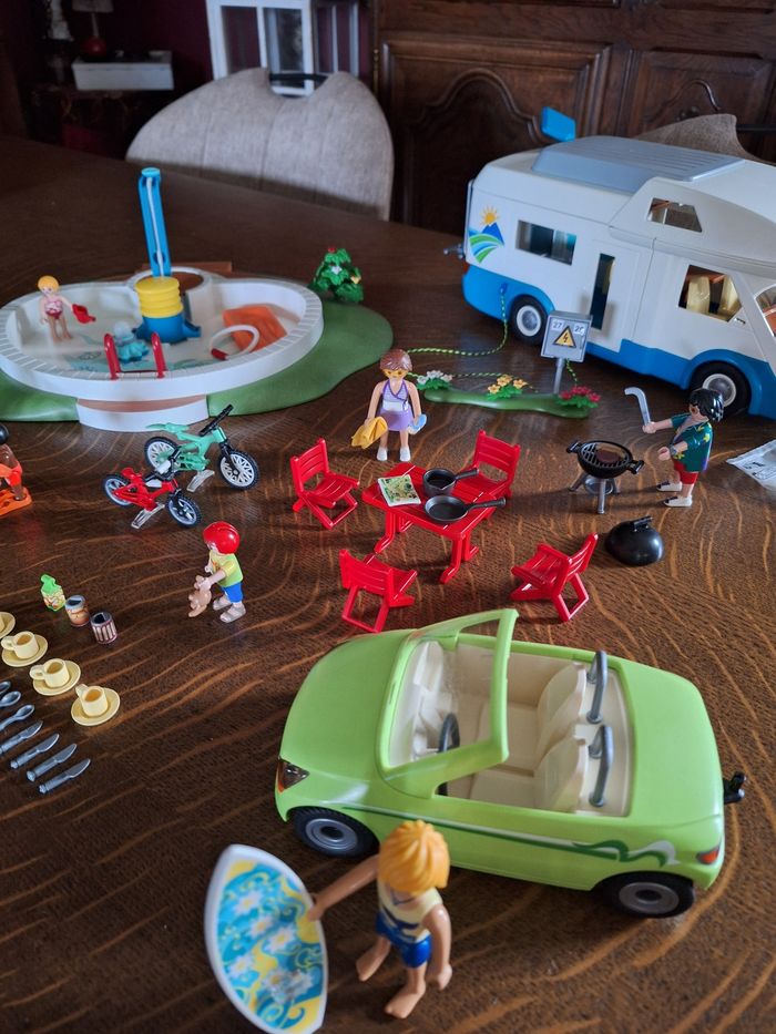 Playmobil camping car 70088 + piscine 9422 - photo numéro 10