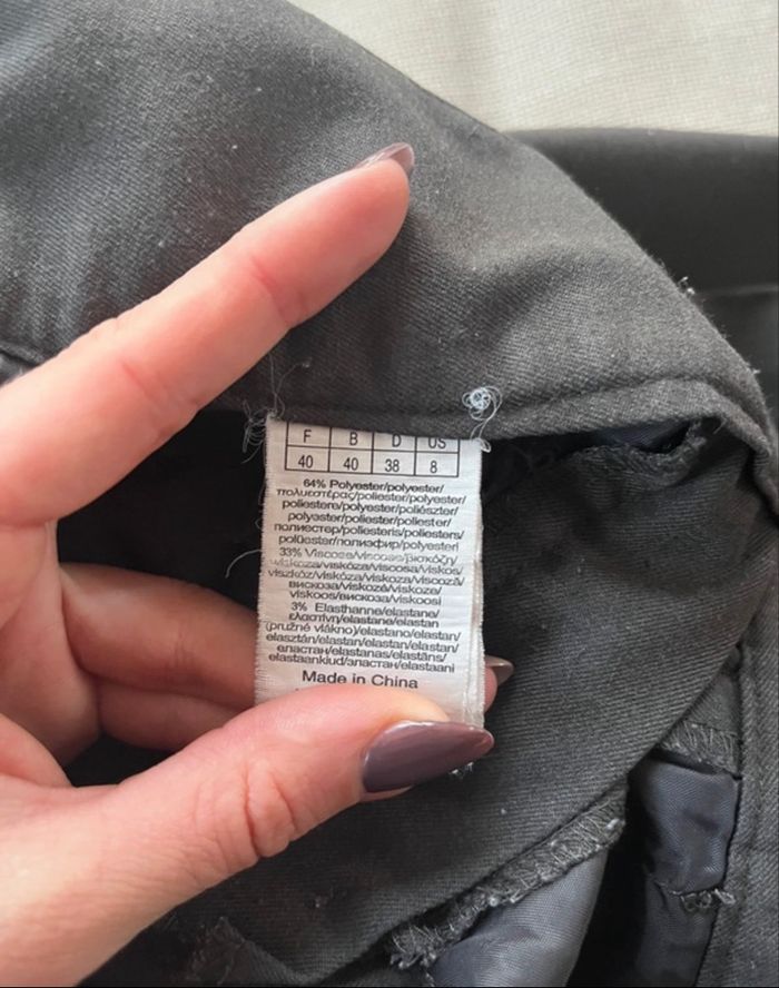 Pantalon à pince vert/gris de chez 3 Suisses - photo numéro 8