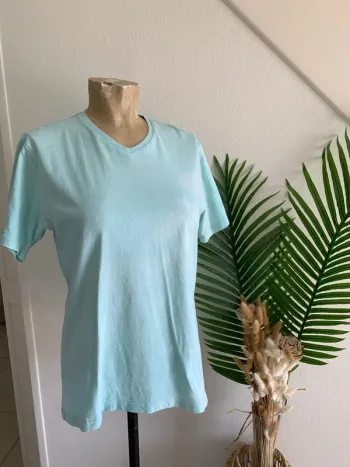 TEE shirt manches courtes délavé femme