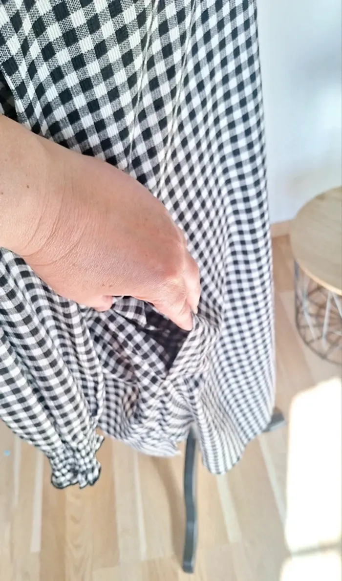 Magnifique! Robe à carreaux Vichy forme chemise - photo numéro 3