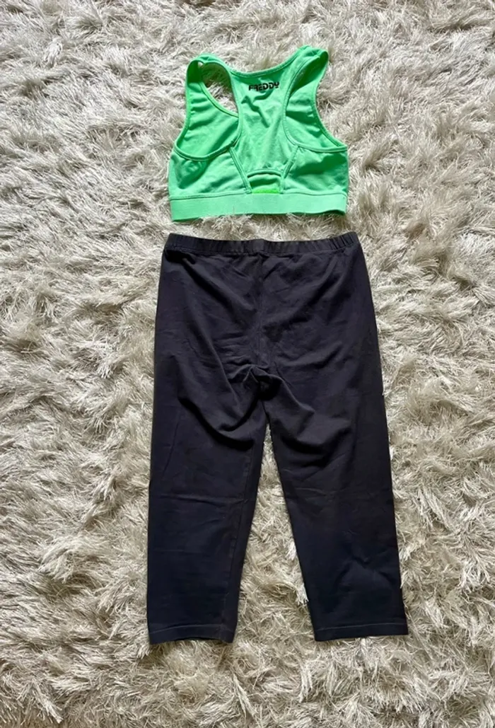 Ensemble sport brassière leggings 3/4 Zumba S/M - photo numéro 2