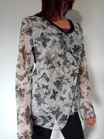 Haut effet dentelle 40