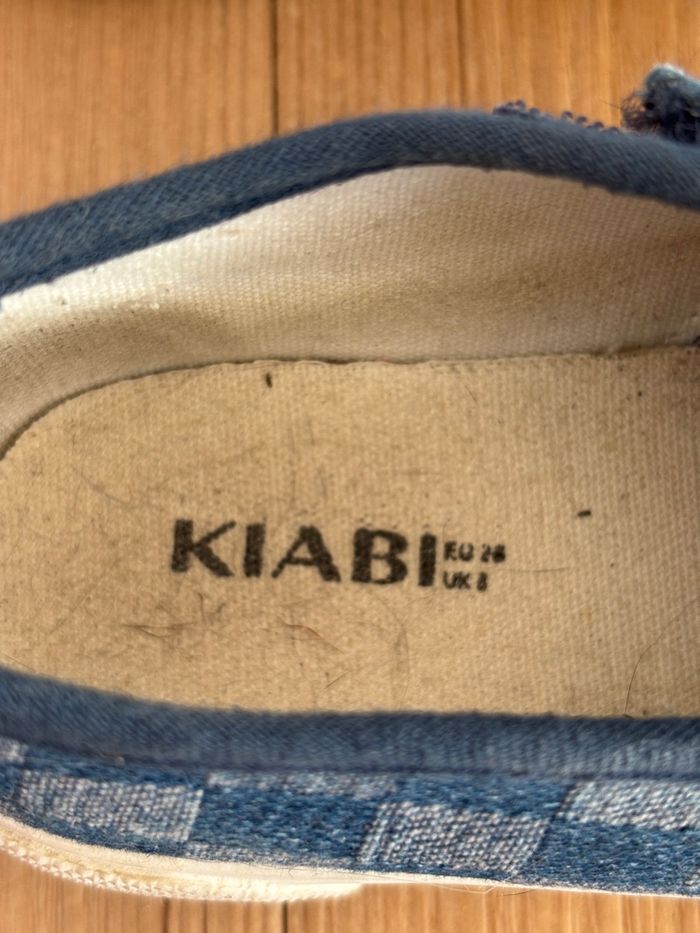 Baskets slip-on enfant à carreaux bleus – Kiabi - photo numéro 4