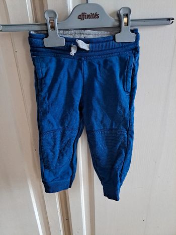 Pantalon souple jogging bleu 18mois kiabi