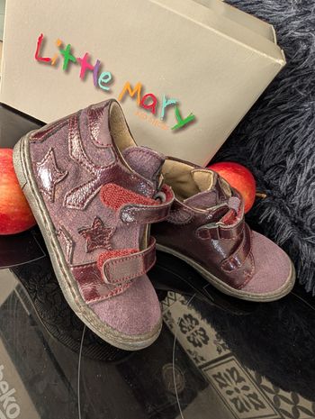 Bottines fille tout cuir doux et souple. Taille 24. Neuf. Little Mary marque française