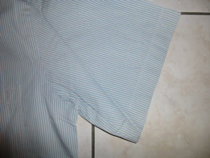 chemise manche court rayé vert Hugo BOSS new classic M - photo numéro 3