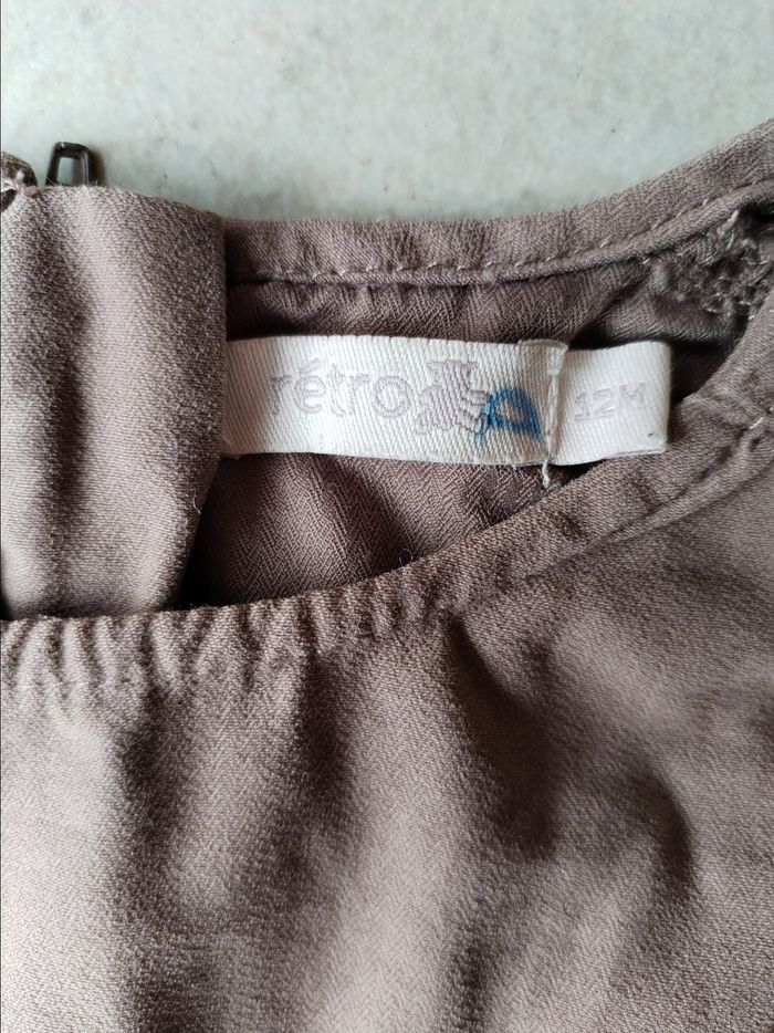 Robe rétro, taille 12 mois - photo numéro 3