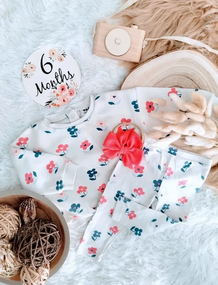 Ensemble tape à l'oeil et bandeau cheveux fille 6 mois 🎀 - photo numéro 2