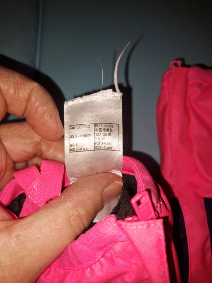 Gants ski fille 3/4 ans - photo numéro 4