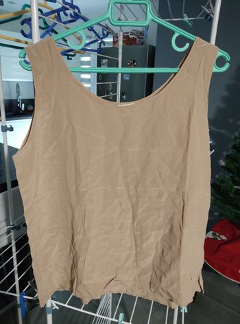 Débardeur en soie en L