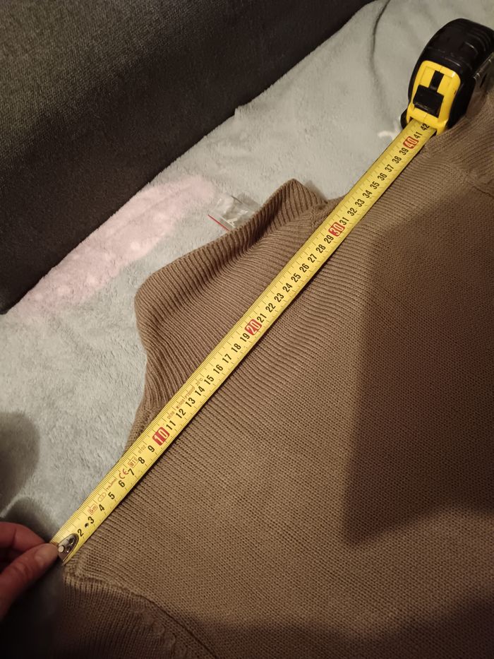Gilet beige marron clair 38/40 - photo numéro 8
