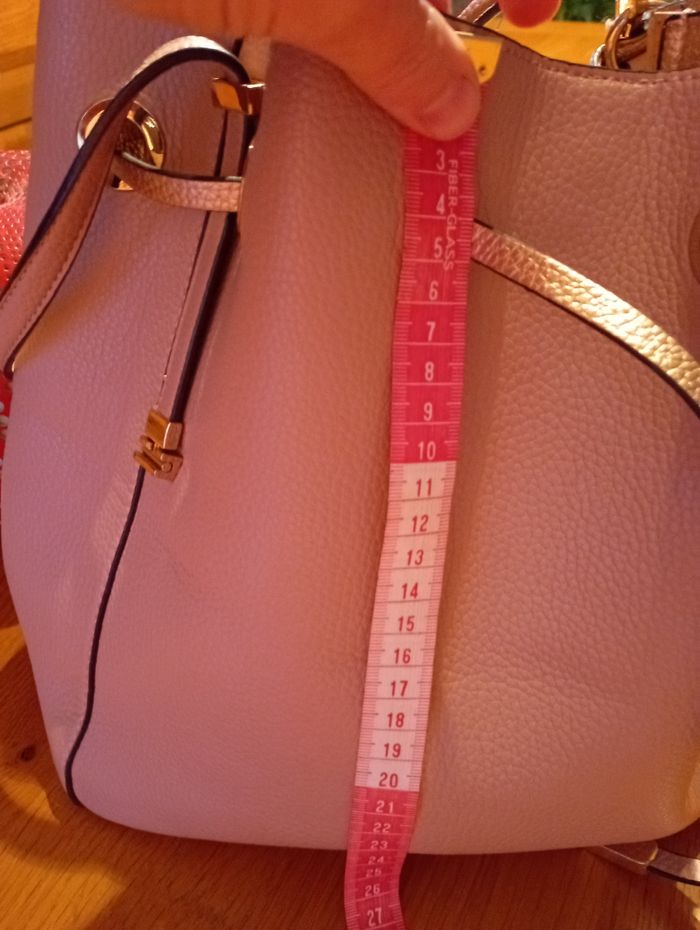 Sac à bandoulière besace rose en parfait état - photo numéro 5