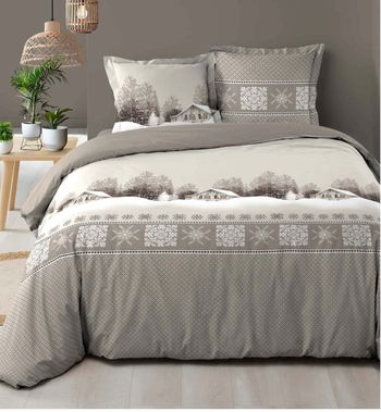 Housse de couette montagne