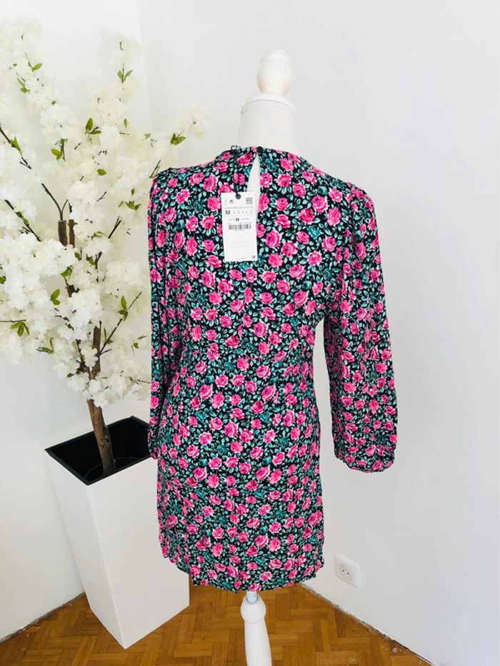 Robe fleuries Zara neuve taille M - photo numéro 7