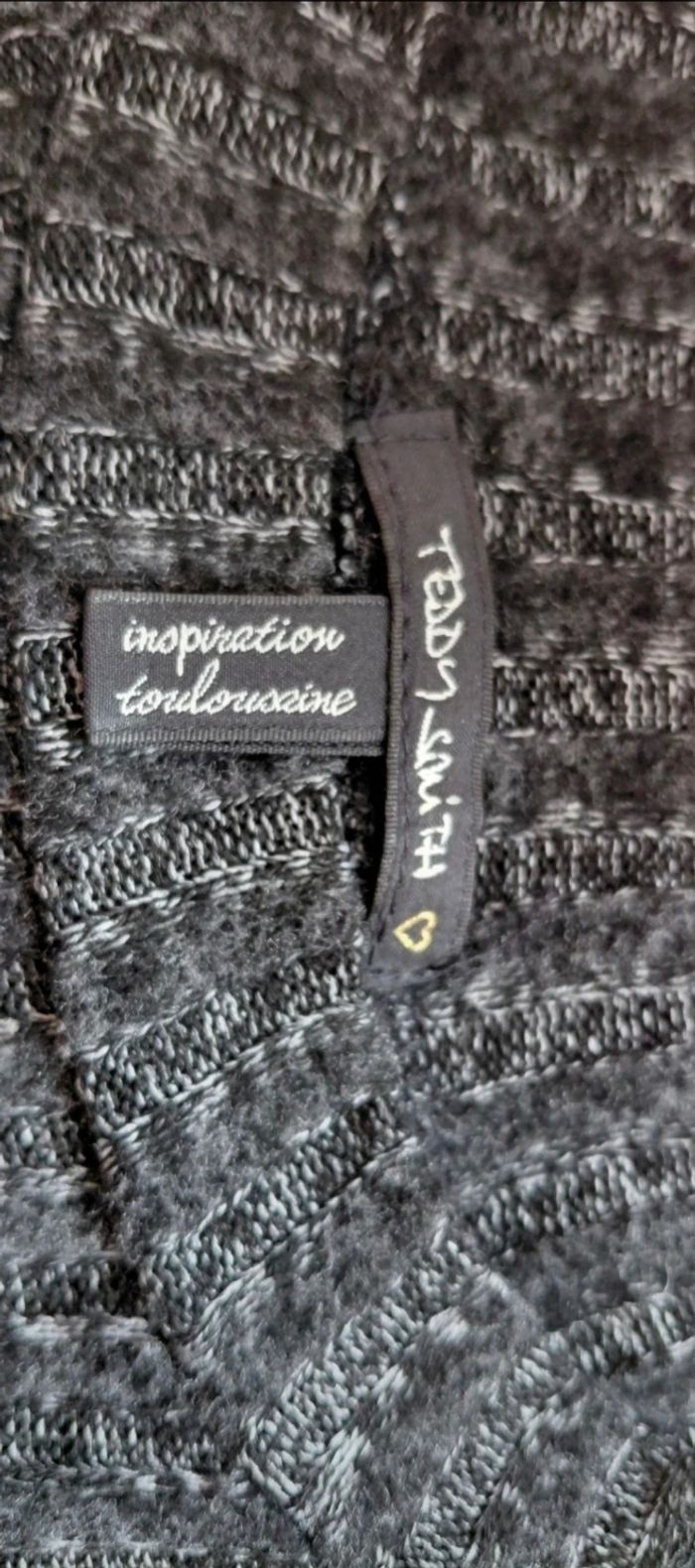 Robe pull gris anthracite - photo numéro 2