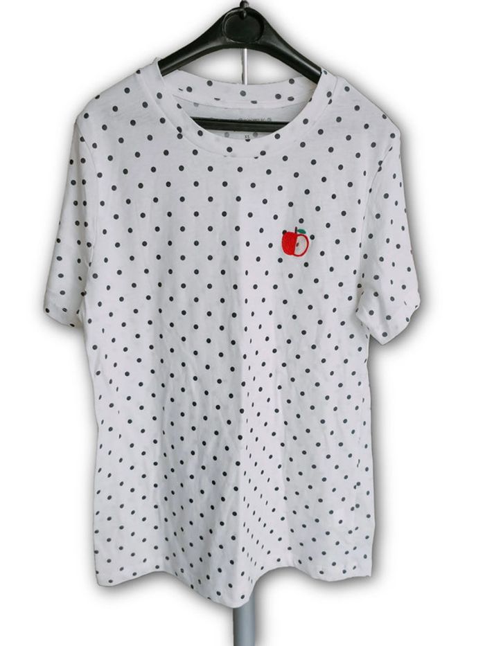T-shirt manches courtes imprimé à pois