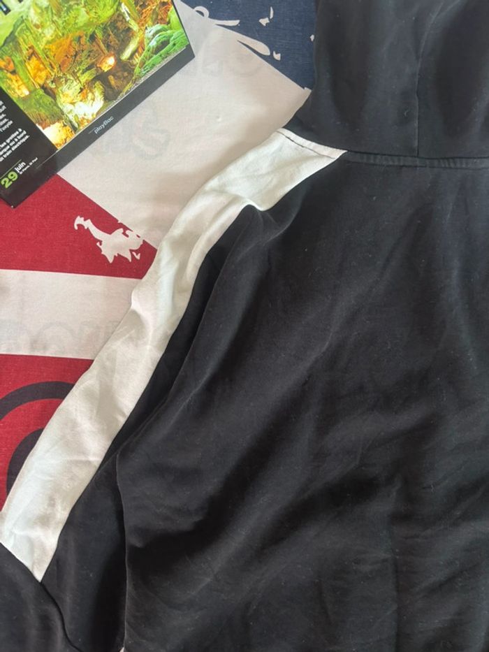 Sweat à capuche Puma imprimé blanc noir taille S - photo numéro 11